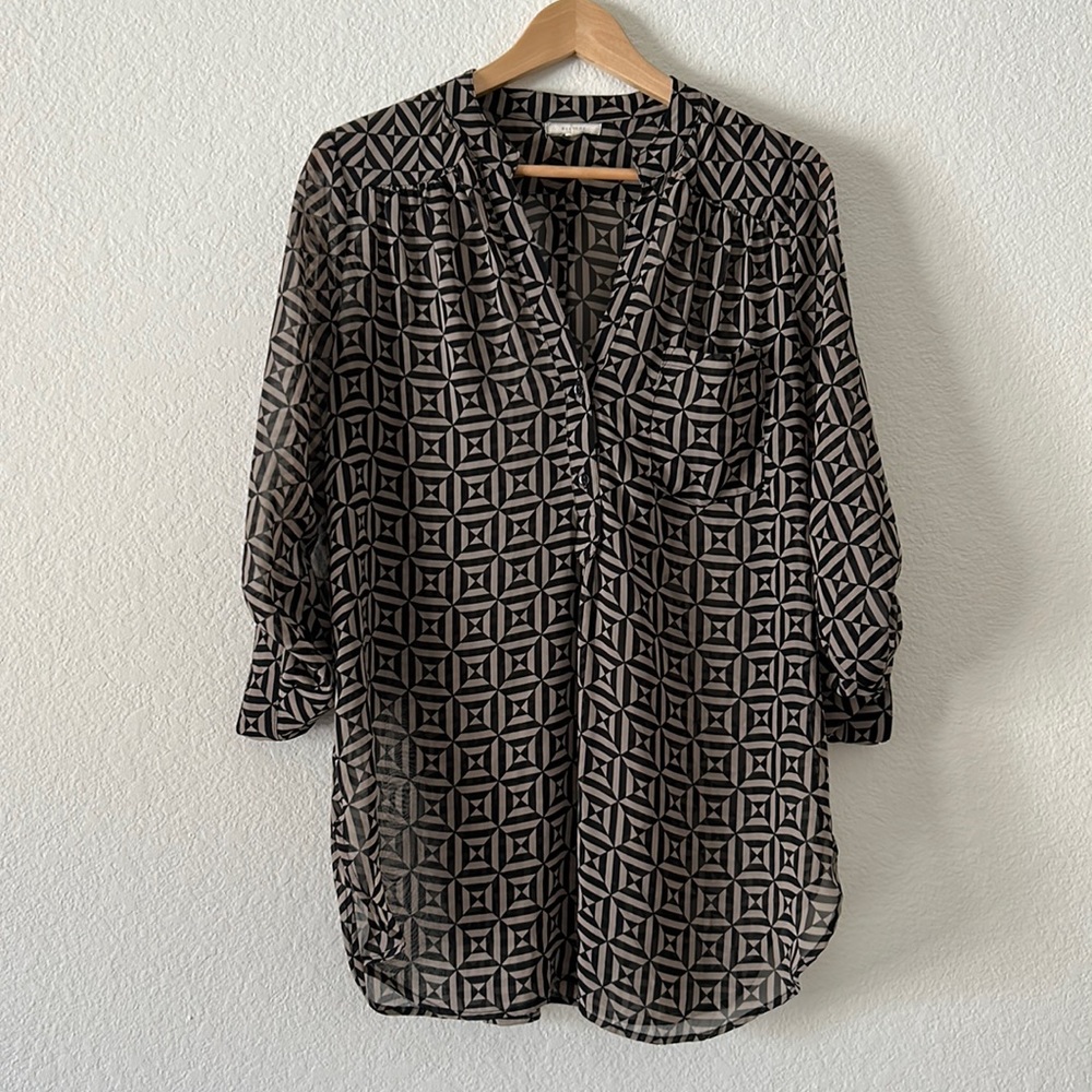 Geometric blouse